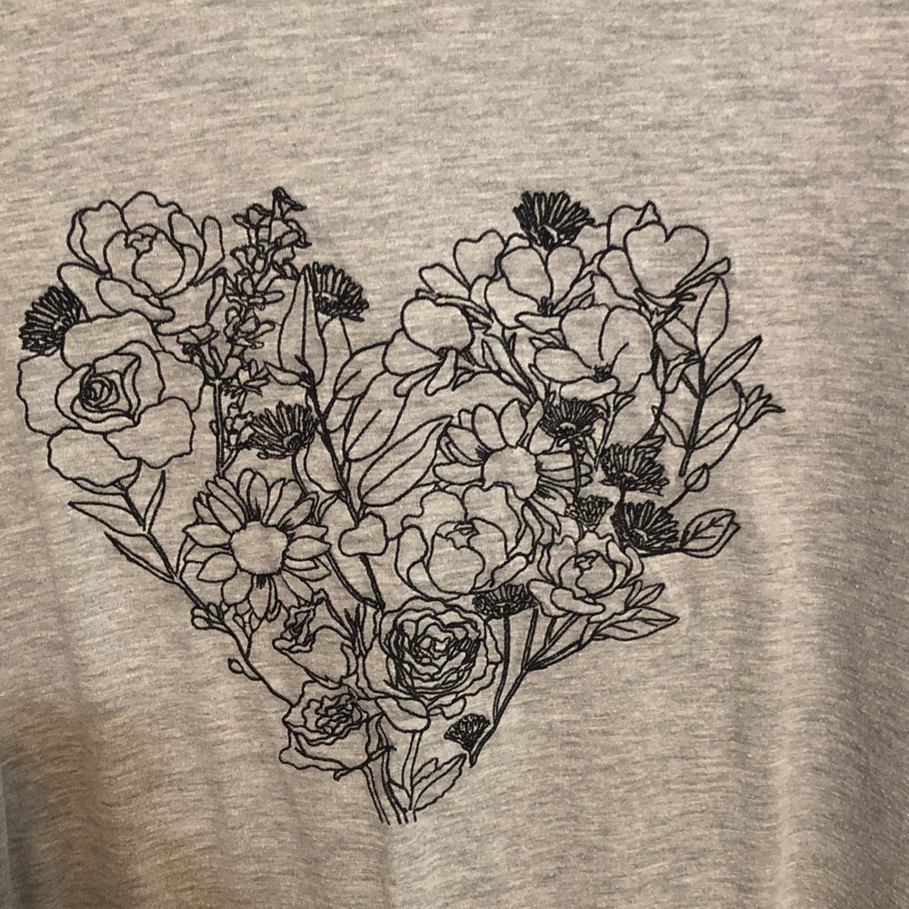 🎉2/$8 Lane Bryant Heather Gray Top